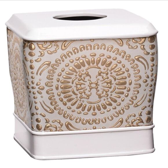 NEW Popular Bath Tissue Box Cascade Collection Kleenex Cover Resin - Picture 1 of 5